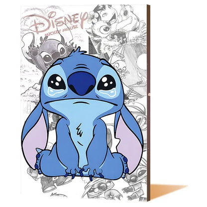 Lilo & Stitch Canvas Wall Art - Modern Comic Poster for Kids' Room Decor